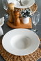 Hermia Katre 28 v2 Plato para Espaguetis Blanco 28 cm de Porcelana de 28 cm